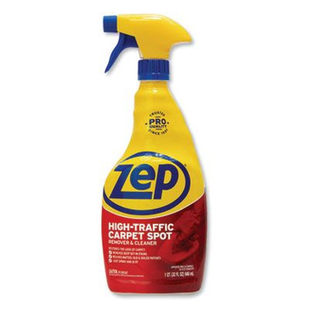 Zep Fresh Scent High Traffic Carpet Cleaner, 32 Ounce Spray Bottle -- 12 Per Case