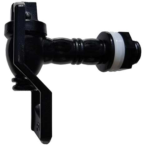 Solo Grifo Universal Sin Contacto De Plástico Negro Tablecraft