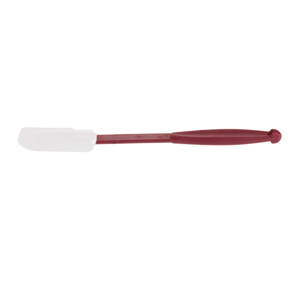 Tablecraft Silicone Blade High Heat Spatula With Red Nylon Handle, 2.75 X 0.5 X 14.125 Inch