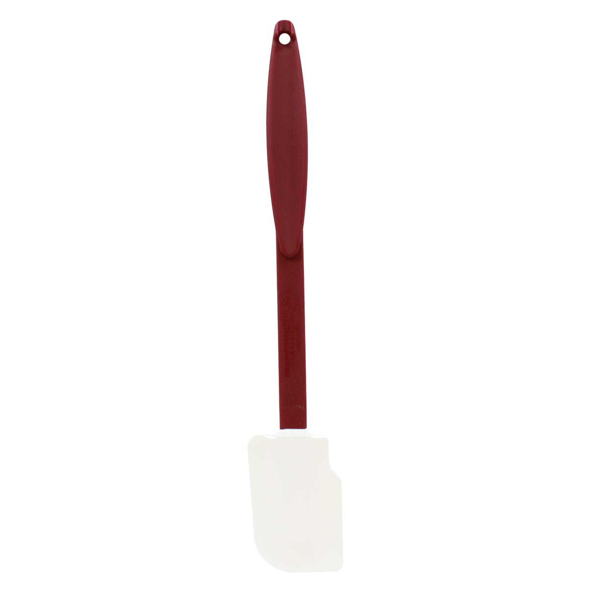 Tablecraft Silicone Blade High Heat Spatula With Red Nylon Handle, 2.75 X 0.5 X 16.5 Inch