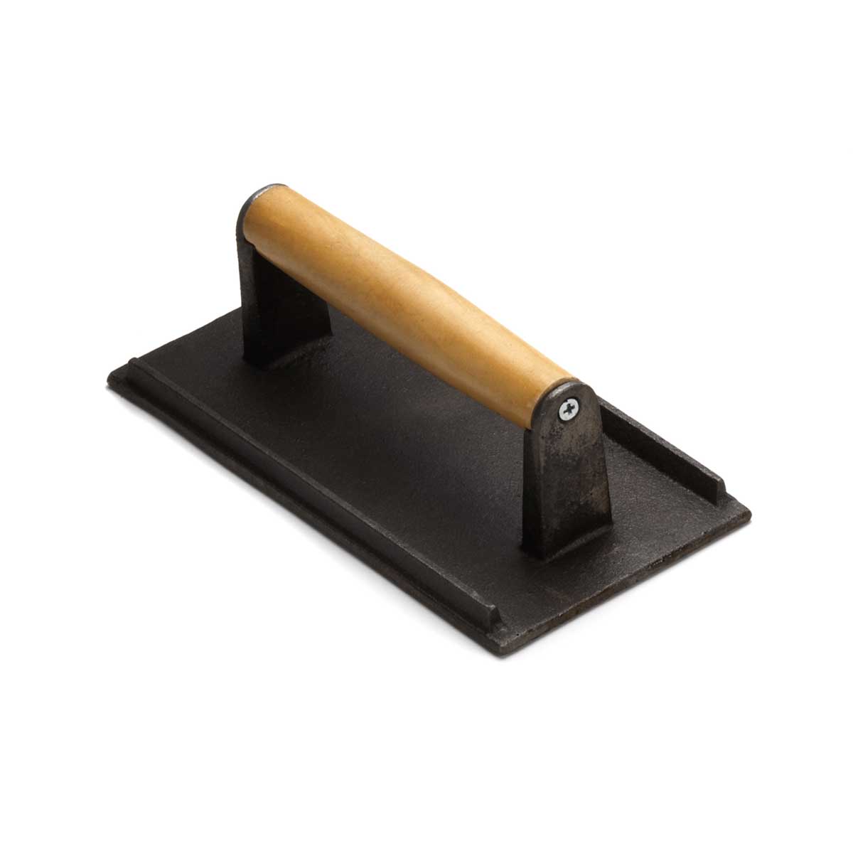 Tablecraft Cast Iron California Style Iron Steak Weight, 8.25 X 4.25 X 2.625 Inch
