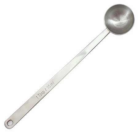 Tablecraft Stainless Steel 1 Tablespoon Long Handled Coffee Scoop, 8.75 Inch