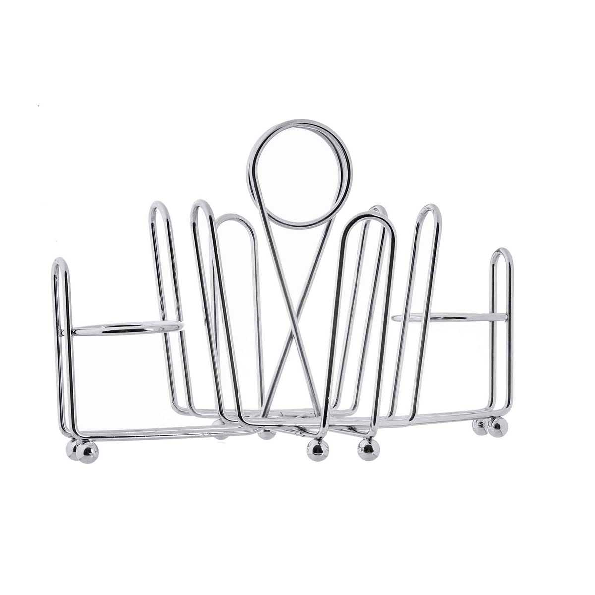 Tablecraft Chrome Plated Combination Condiment Rack, 8 X 5.5 X 5.625 Inch -- 12 Per Case