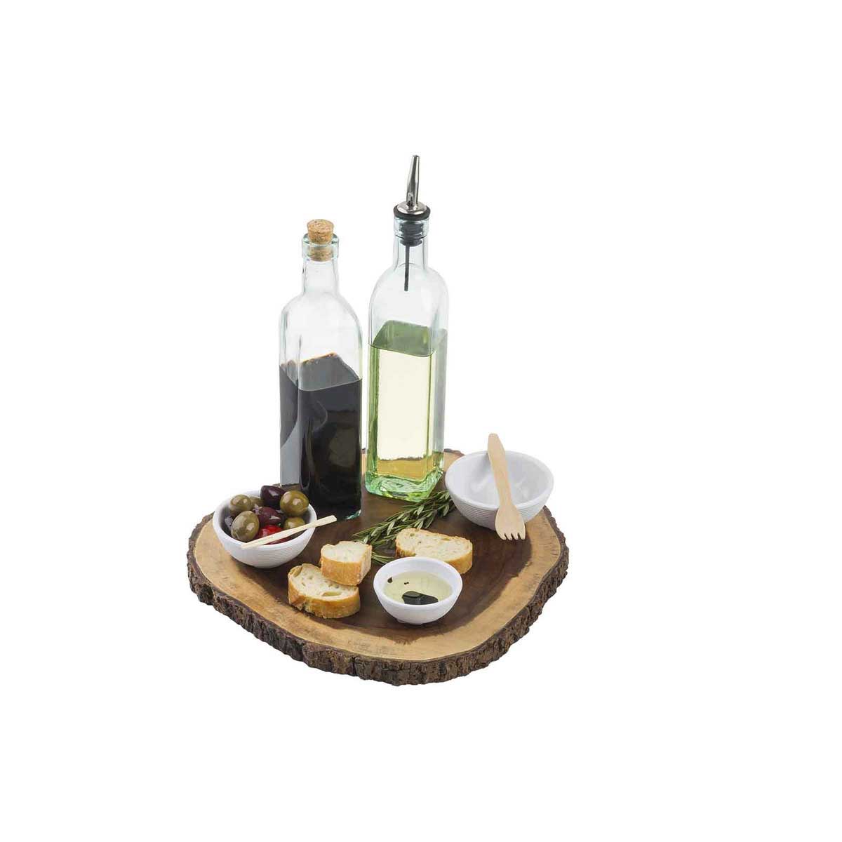 Tablecraft Prima Oil And Vinegar Bottle With Cork, 16 Ounce Capacity -- 12 Per Case