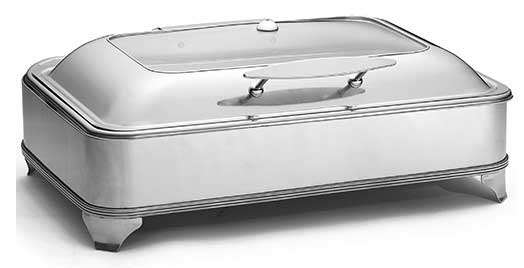 Tablecraft Quick View Full Size Electric Chafer, 22.75 X 16.75 X 9 Inch