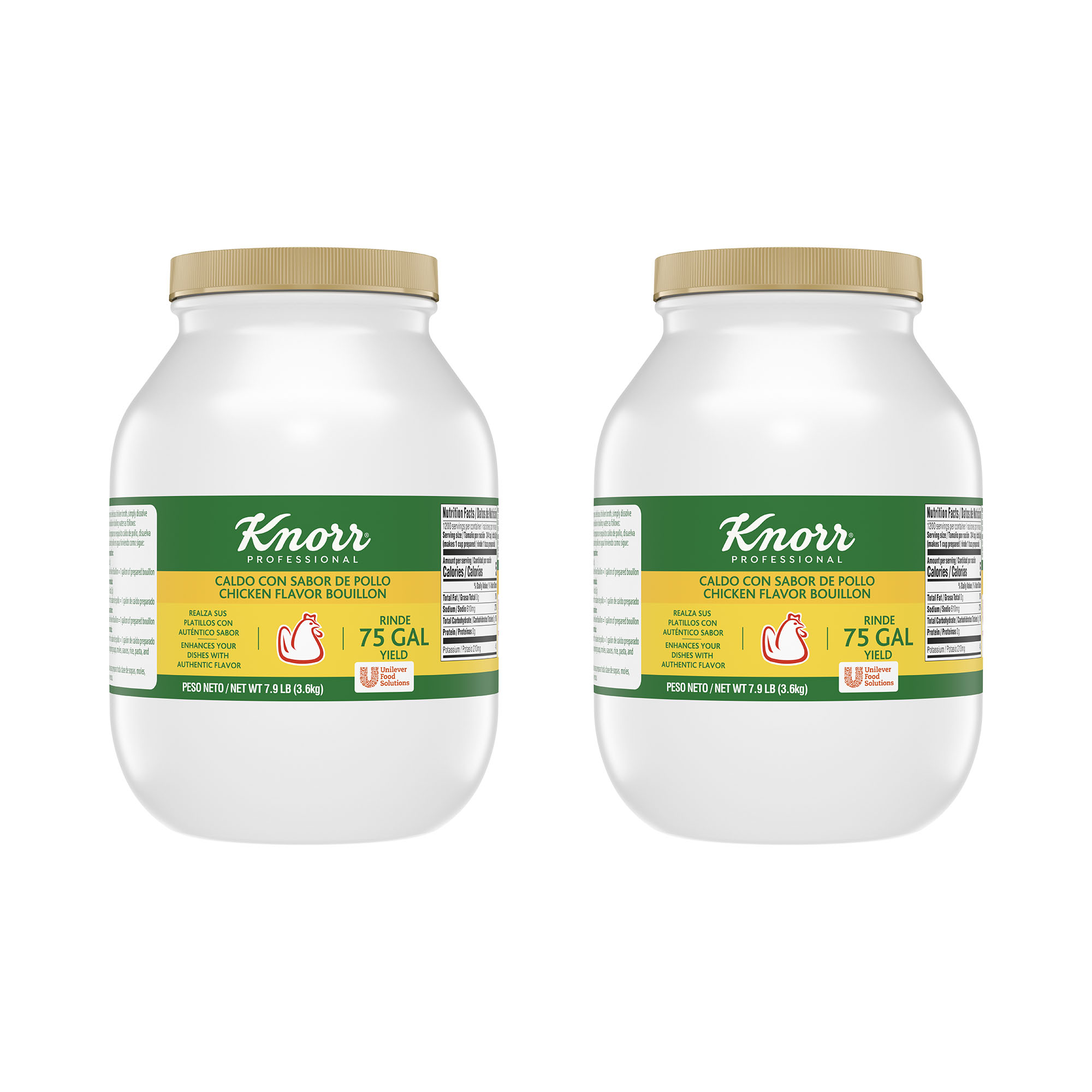 Knorr Professional Caldo De Pollo Chicken Bouillon Base, 7.9 Pound -- 2 Per Case