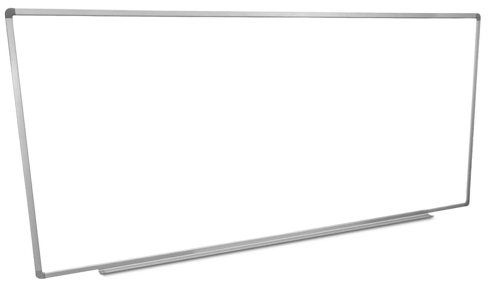 Luxor Dry Erase Magnetic Wall-mount White Board With Aluminum Frame, 96 X 40 Inch