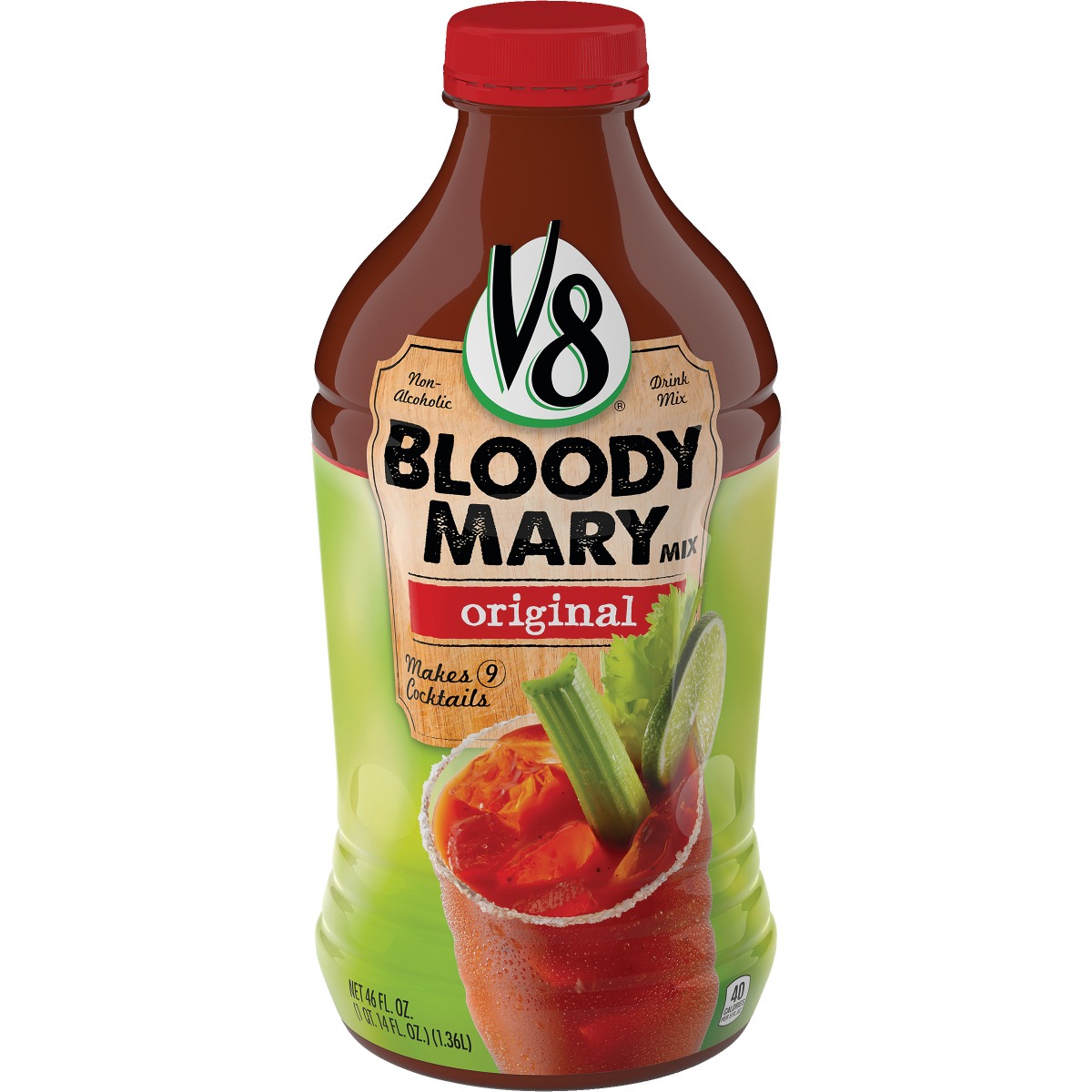 V8 Bloody Mary Mix, 46 Fluid Ounce -- 6 per case.