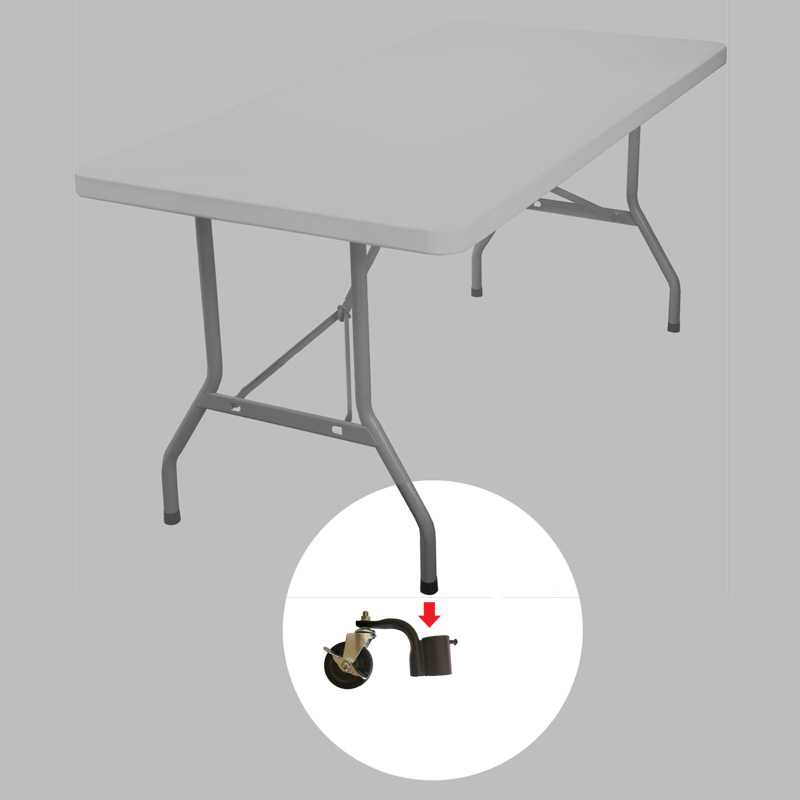 Get-a-grip E-z Wheels For Fold Tables -- 16 Per Case