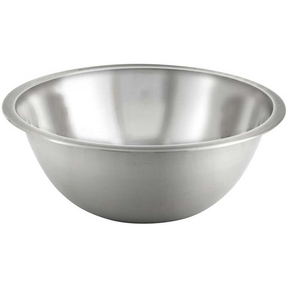 Winco Stainless Steel All Purpose True Capacity Mixing Bowl, 1.5 Quart Capacity -- 12 Per Case