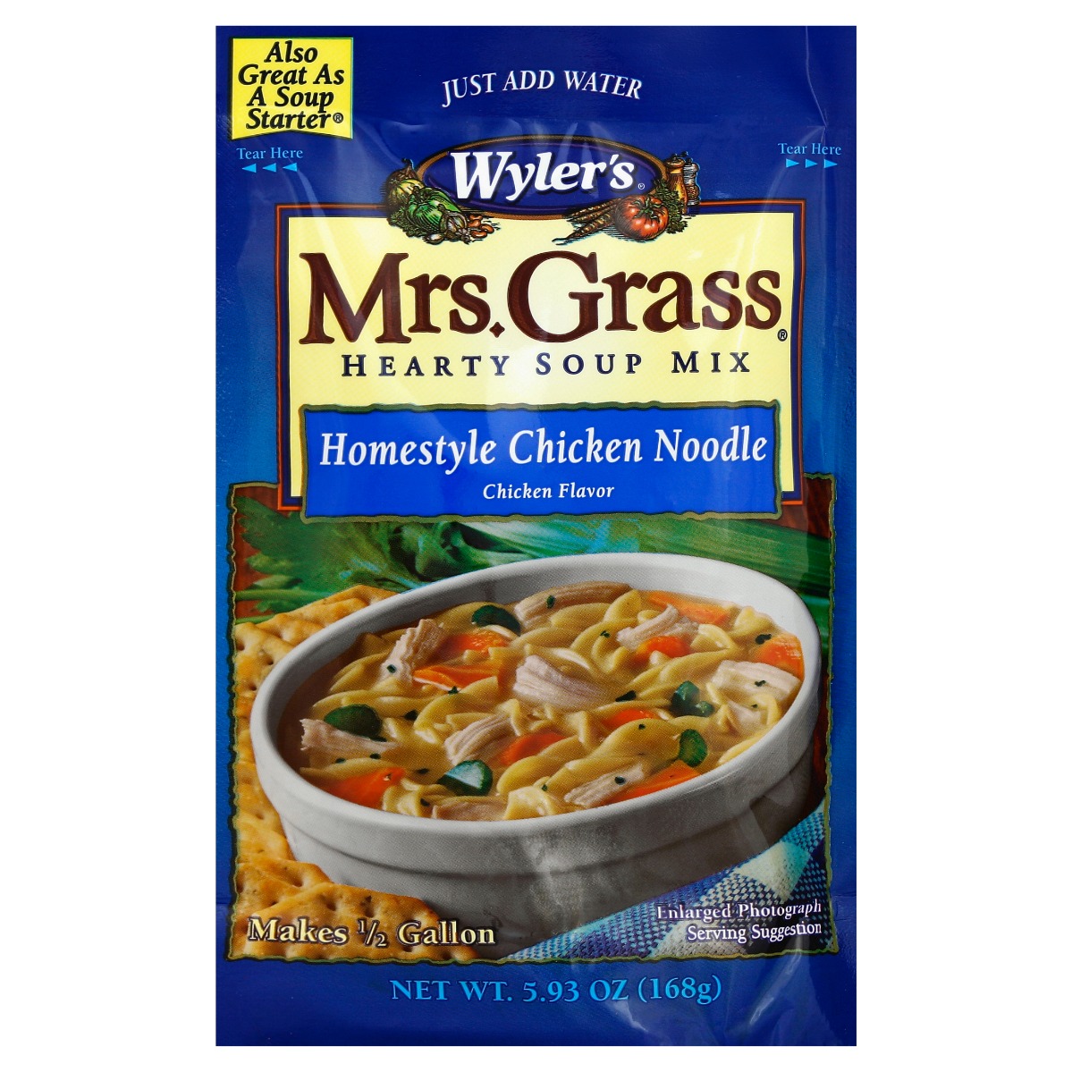 Mrs deals grass soup